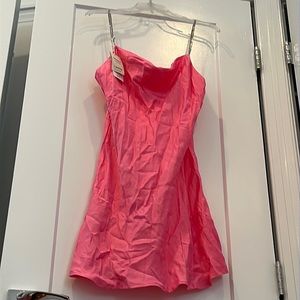 NWT Mango Slip Pink Dress.